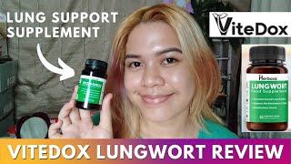 VITEDOX LUNGWORT LUNG SUPPORT SUPPLEMENT QUICK REVIEW [upl. by Nyleahs]