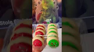 Only eating foods from THE GRINCH for a day shorts [upl. by Hayyikaz]