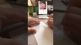 Drawing birthmonth flowers for 2025 calendar shorts watercolor art illustration drawing [upl. by Samantha679]