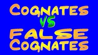 Cognates vs False Cognates [upl. by Leunammi862]