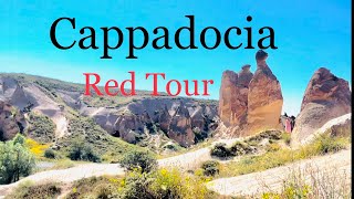 Cappadocia Red tour  valleys of cappadocia fairy chimneys [upl. by Epotimet610]