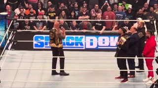 The Rock Insults Cody Rhodes  WWE Smackdown 2162024 [upl. by Burrows]