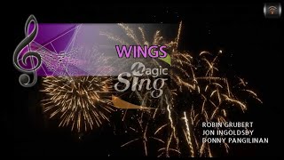 MAGICSING Karaoke DONNY PANGILINAN  WINGS karaoke  Tagalog [upl. by Ferguson758]