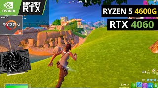 RTX 4060  RYZEN 5 4600G · LOW Meshes · FORTNITE Competitive Settings [upl. by Seilenna]