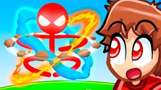 I Unlocked God Mode In Stick Fight With MY CRAZY FAN GIRLS [upl. by Akemahc]