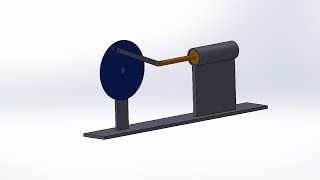 SolidWorks Tutorial  Slider  Crank Mechanism I Motion Analysis [upl. by Salas498]