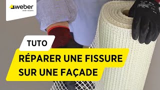 Comment réparer une fissure sur une façade   Weber [upl. by Philander758]