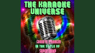 Goodbye Stranger Karaoke Version in the Style of Supertramp [upl. by Ahsilra735]