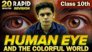 Human Eye and the Colourful World in 20 Minutes🔥 Class 10th  Rapid Revision  Prashant Kirad [upl. by Karin]