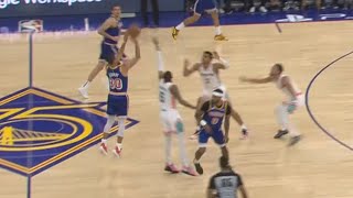 Popovich Mad Curry Hits Half Court 3 2021 NBA Season [upl. by Mareah235]