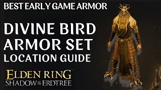 Divine Bird Armor Set Location in Elden Ring  Best Early Game Armor in DLC [upl. by Cindi470]