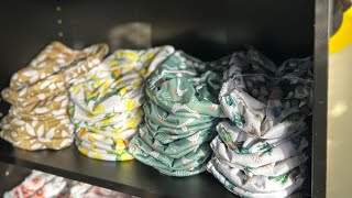 How to store your cloth diapers so they don’t smell🤱🏽🧺🤢 [upl. by Leaj]