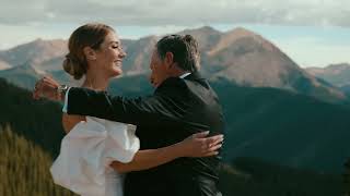 Katie amp Mikhails Wedding at The Little Nell Wedding Deck  Aspen CO  Full Highlights Video [upl. by Skrap]