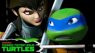 Leonardo Meets Splinters Daughter ⚔️  Teenage Mutant Ninja Turtles [upl. by Ccasi]