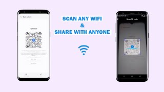 WIFI Password CONNECT using wifi QR Scan Code [upl. by Pablo]