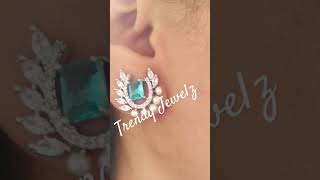 Aqua cute stud shorts viralvideo viralshorts trending fashion jewellery [upl. by Nanon]