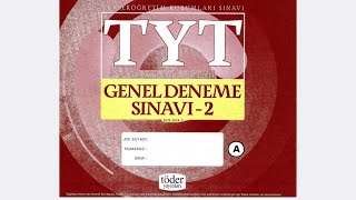 2024 TÖDER TYT2 CEVAPLARI VE ÇÖZÜMLERİ [upl. by Aevin797]