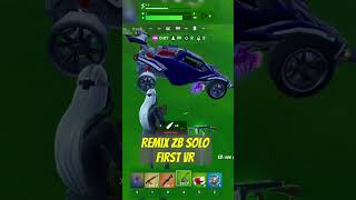 Fortnite Remix ZB Solo First Victory Royale fortnite fortniteclips zerobuild shorts [upl. by Lirbij]