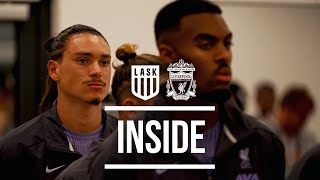 INSIDE LASK 13 Liverpool  BEST VIEW from winning start in Europa League [upl. by Ahsenrad]