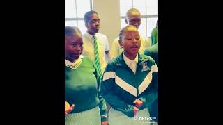 Naledi Aphiwe Singing quotAthandwequot along with her schoolmates [upl. by Harewood413]