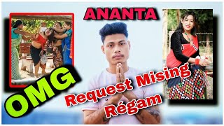 Ananta Taye  Viral video  Request Mising Régam Please 🥺 R J ROASTER XYZ [upl. by Notsa574]