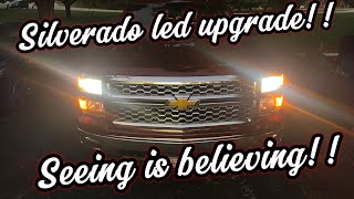 Chevy Silverado LED Headlights A Bright Idea or JUST a Gimmick silverado [upl. by Amri624]