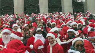 A Look at How SantaCon Was Celebrated Throughout the Country [upl. by Vanya]