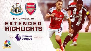 Newcastle United v Arsenal  PREMIER LEAGUE HIGHLIGHTS  1122024  NBC Sports [upl. by Constanta]