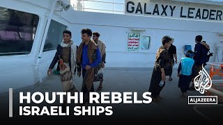 Yemen’s Houthis target Israeli ships Group closely monitor Red Sea maritime traffic [upl. by Araas52]