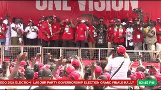 Olumide Osaigbovo Akpata Live  LABOUR PARTY GOVERNORSHIP ELECTION GRAND FINALE RALLY [upl. by Ecinna660]