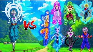 Grand Priest Vs All Character 🗿 who is stronger goku dragonballsuper versus anime [upl. by Nosaes]