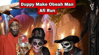 Real Obeah Man has to Run From Bad Crazy Duppy that was in a young man [upl. by Assilaj]