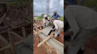 Plinth beam concrete work l Concrete pouring with trolley l Concrete work concrete construction [upl. by Leyes]