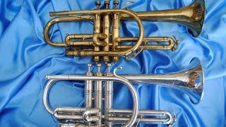 Comparison A 1948 Conn 36A and a 1946 King Master Cornet [upl. by Atonsah]