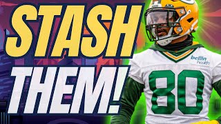 15 MUST STASH WIDE RECEIVERS IN DYNASTY  2024 Dynasty Fantasy Football [upl. by Imer739]