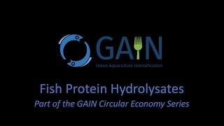 GAIN Circular Economy  Fish Protein Hydrolysates [upl. by Elitnahc]