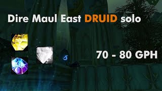 Dire Maul East solo gold farm for Druids [upl. by Akirre709]