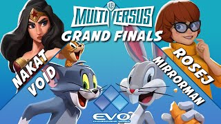 MultiVersus  EVO 2022 GRAND FINALS  NAKAT amp VoiD vs RoseJ amp Mirrorman  Reaction [upl. by Evatsug197]