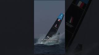 Nosediving in the Red Sea… americascup ac37 sailing pitchpole nosedive capsize [upl. by Allenod]