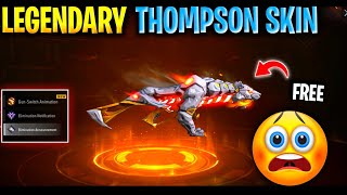 New Legendary Thompson Skin Booyah Ring 🤑  Cyber Claws Powerful Thompson Skin 😨 shorts short [upl. by Loomis]