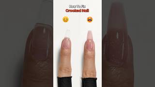 ✨Stepbystep Guide How to Fix Crooked Nails 😍💅 [upl. by Johann]