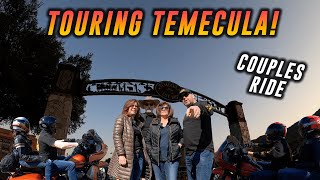 Exploring Temecula on 2 Wheels  Couples Ride to Temecula  Harley Touring  2LaneLife [upl. by Reinal]