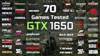 GTX 1650 in 2024  70 Games Tested [upl. by Zampino106]