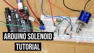 Control a Solenoid with an Arduino Tutorial [upl. by Aneekas79]