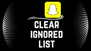 How to View\Clear Your Ignored From Added Me on Snapchat [upl. by Naujud841]