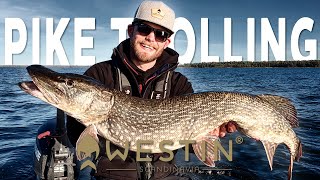 Pike Trolling On Big Lakes  Westin Fishing [upl. by Dole]