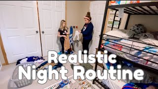 NEW A Realistic Night Routine  Family Of 7 [upl. by Acirred]