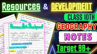 Resources and Development  Notes Class 10 CBSE  Geography Chapter 1 Notes  ‎Edustudypoint [upl. by Mendelsohn770]