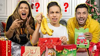 Giving Our Son BAD Christmas Presents To See His Reaction 🤣  The Royalty Family [upl. by Truman]