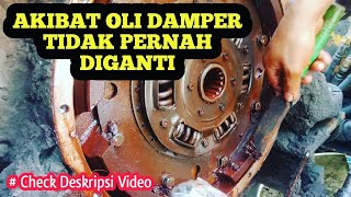 FATALAkibat Oli Damper Mesin tidak pernah DIGANTI SAAT SERVICEExcavator Komatsu [upl. by Collar]